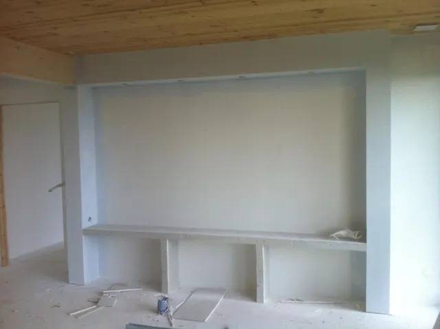 mur personalisé platre